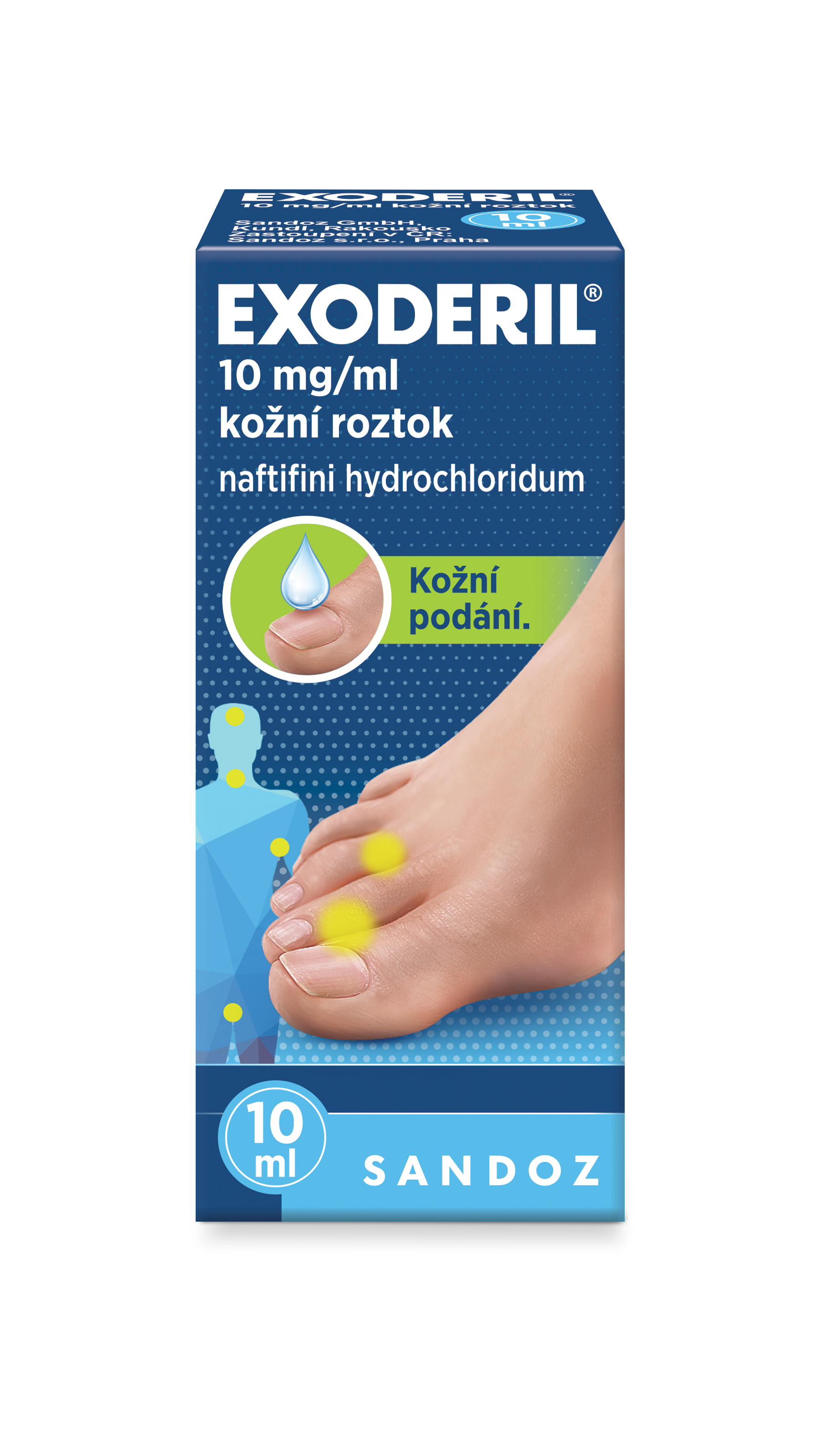 Levně Exoderil 10mg/ml kožní roztok 10ml