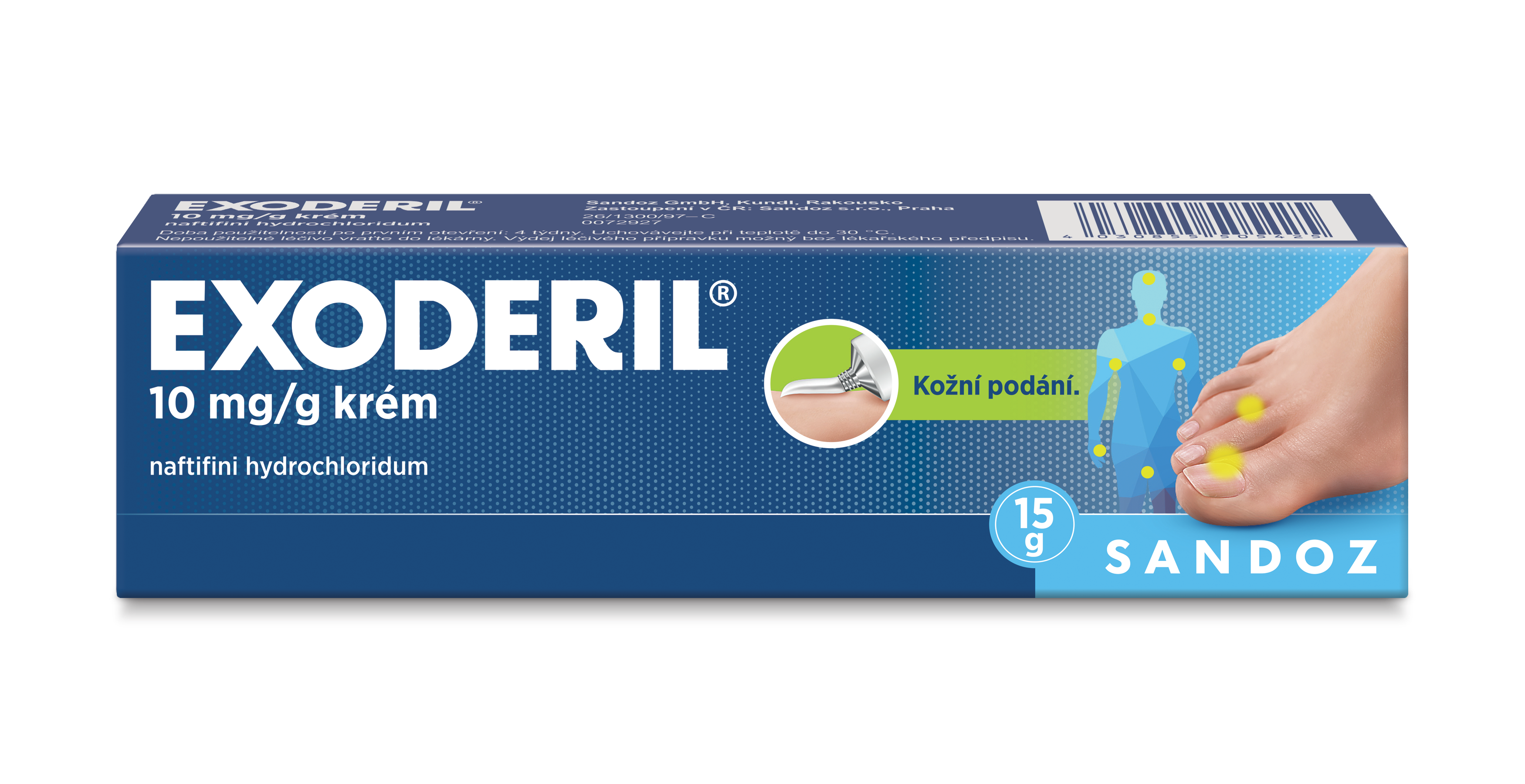 Levně Exoderil krém 15g