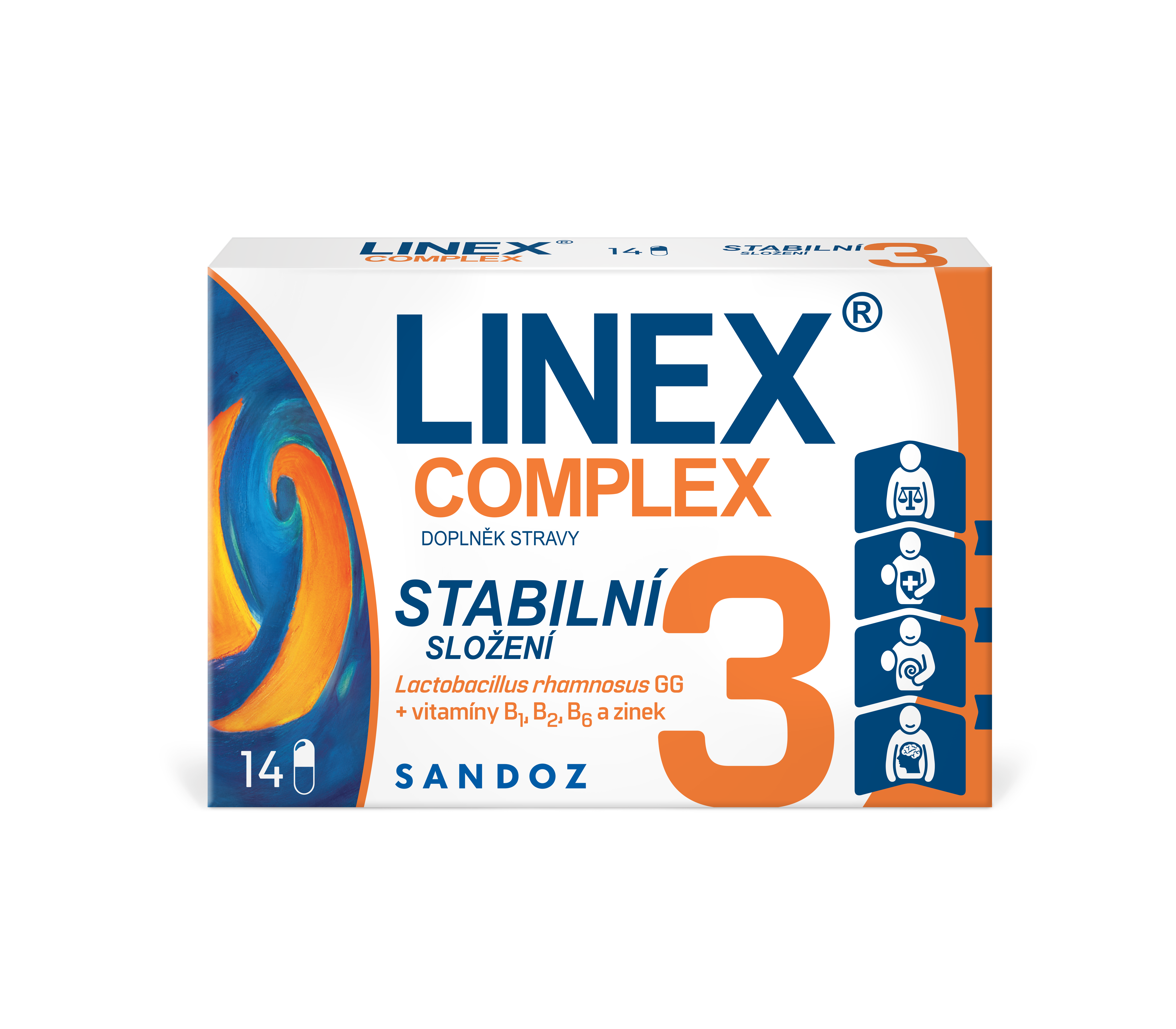 Levně LINEX Complex 14 kapslí