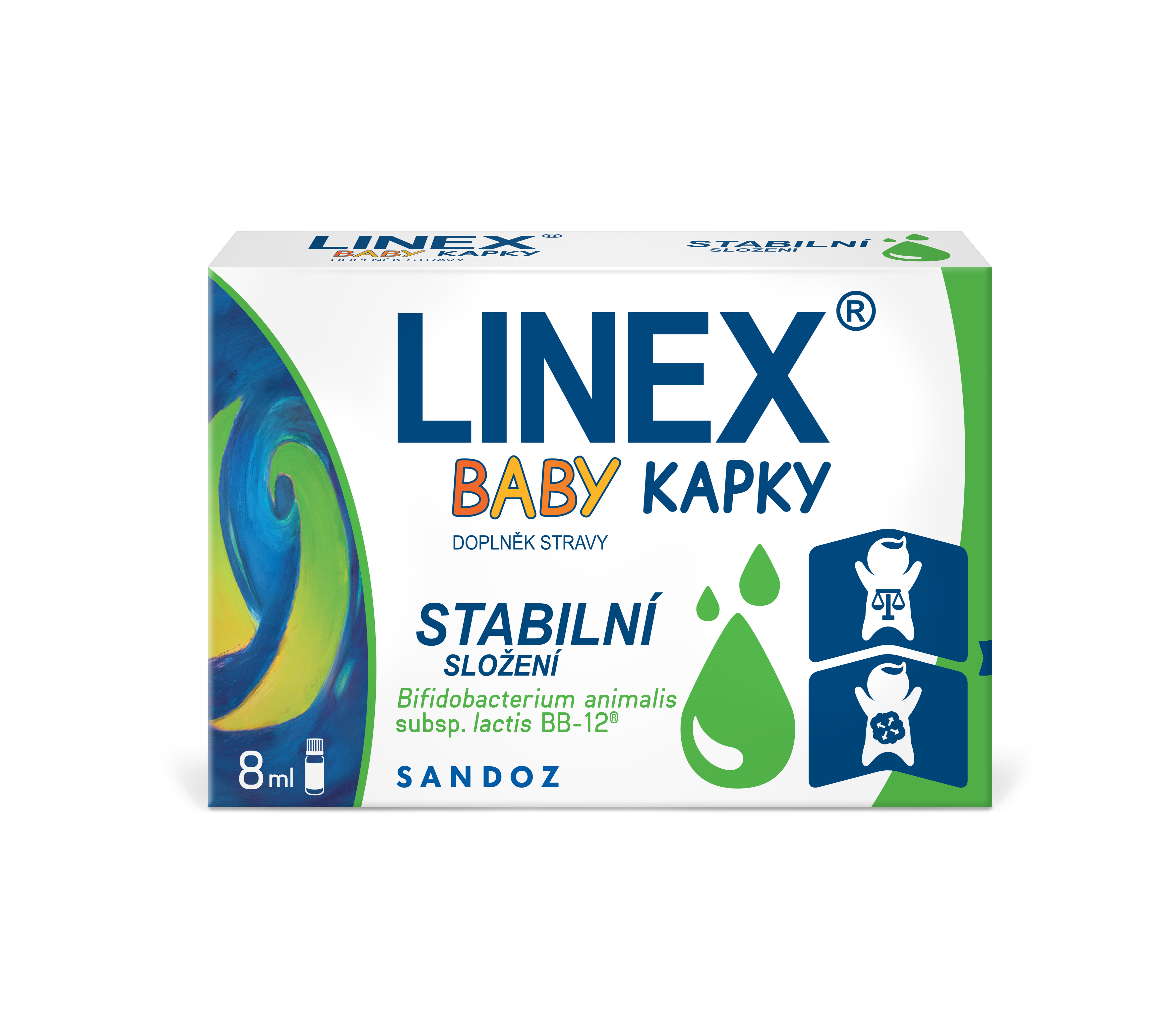 Levně Linex Baby kapky stabilní složení 8ml