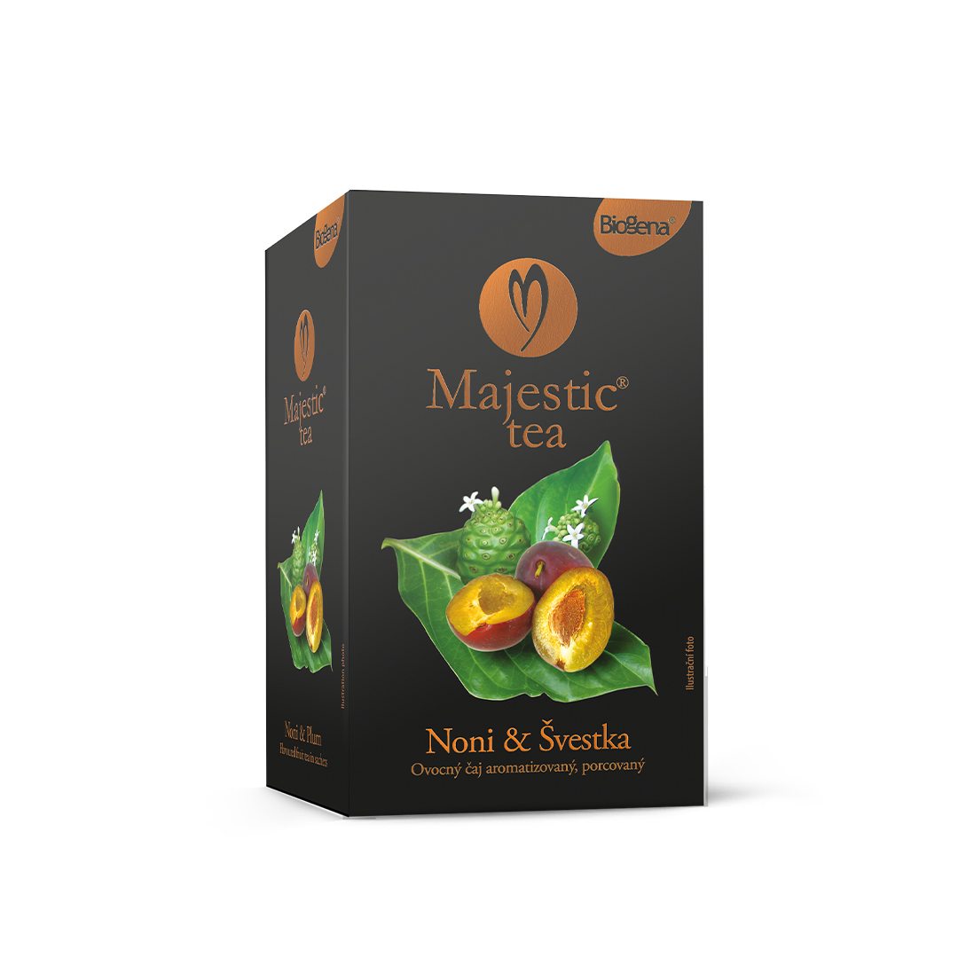 Levně Čaj Majestic Tea Noni+Švestka 20x2.5g Biogena