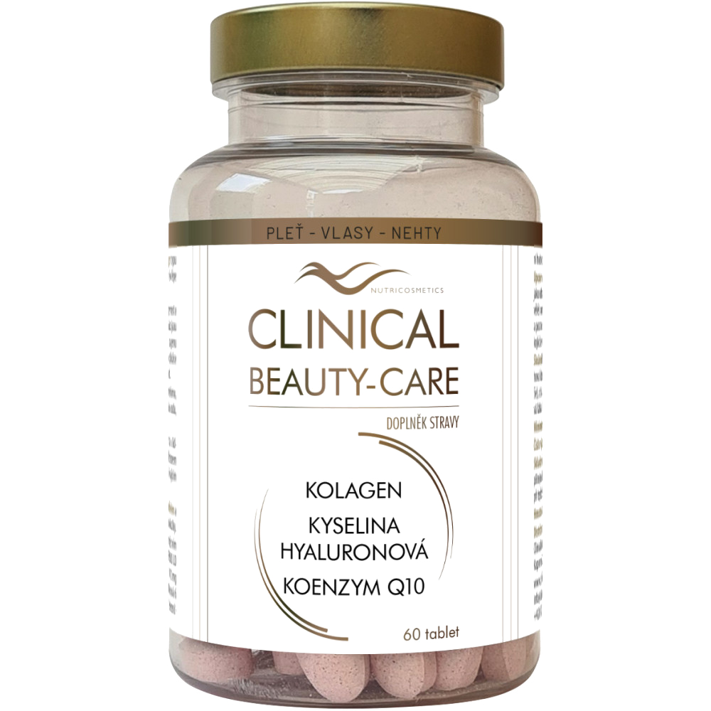 Levně Clinical Beauty-Care Kolagen + Kyselina hyaluronová + Koenzym Q 10 60 tablet