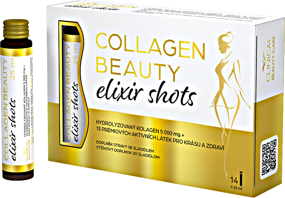 Levně Clinical Collagen beauty elixir shots 14x25ml