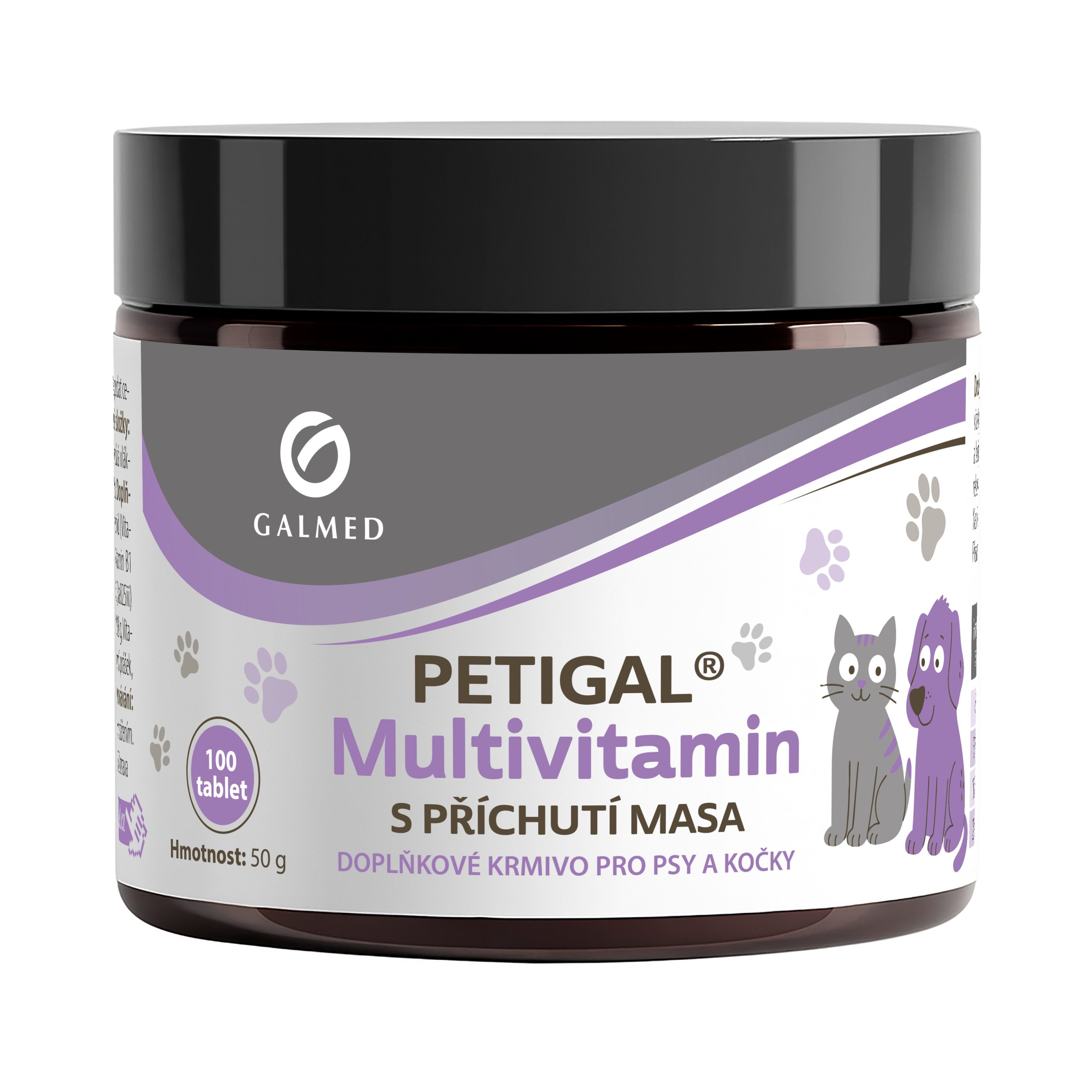 Levně PETIGAL Multivitamín 100 tablet Galmed