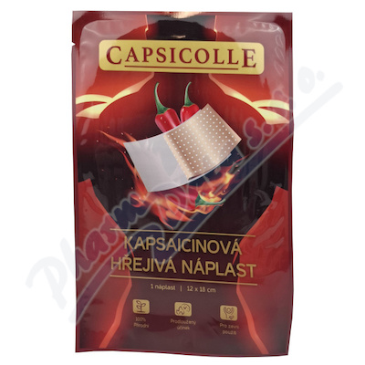 Levně Kapsaicinová hřej.náplast 12x18cm 1ks CAPSICOLLE