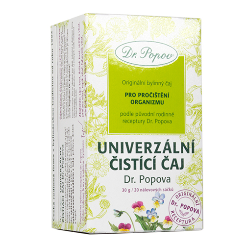 Levně Dr.Popov Čaj Univerzální čistící 20x1.5g