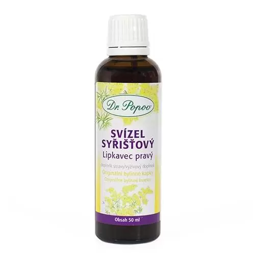 Levně Dr.Popov Kapky bylinné Svízel syřišťový 50ml