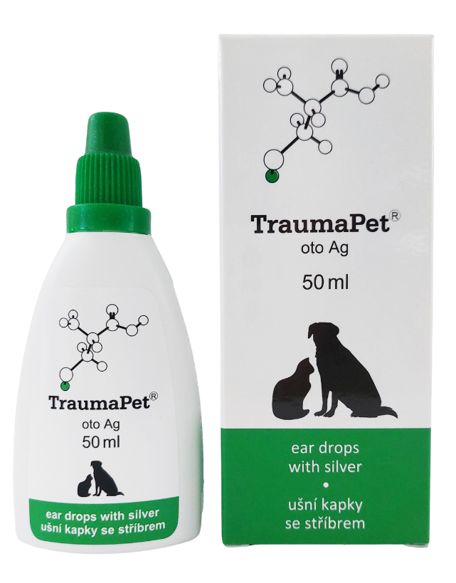 Levně TraumaPet kapky do uší s Ag 50ml
