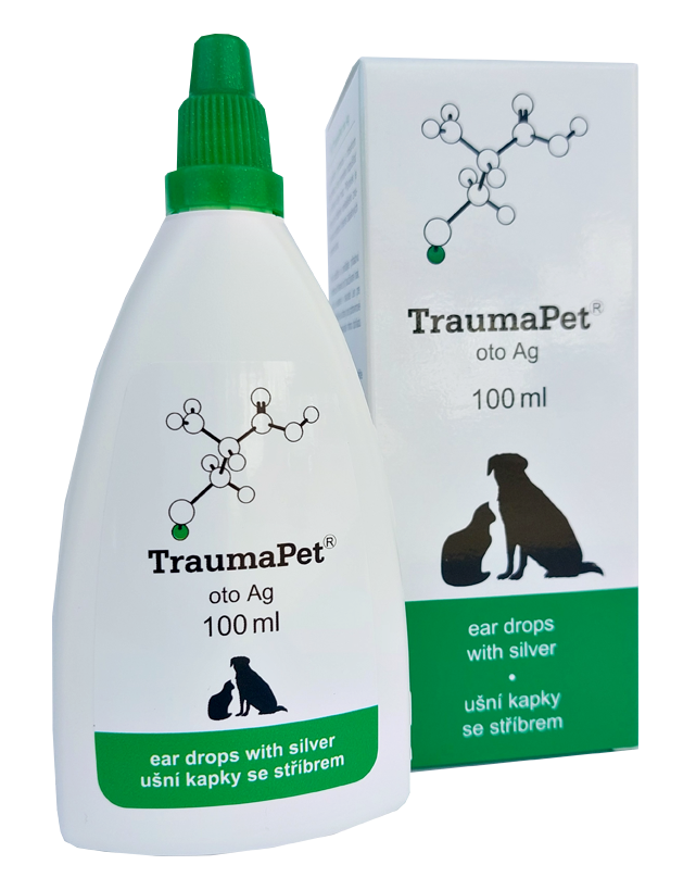 Levně TraumaPet kapky do uší s Ag 100ml