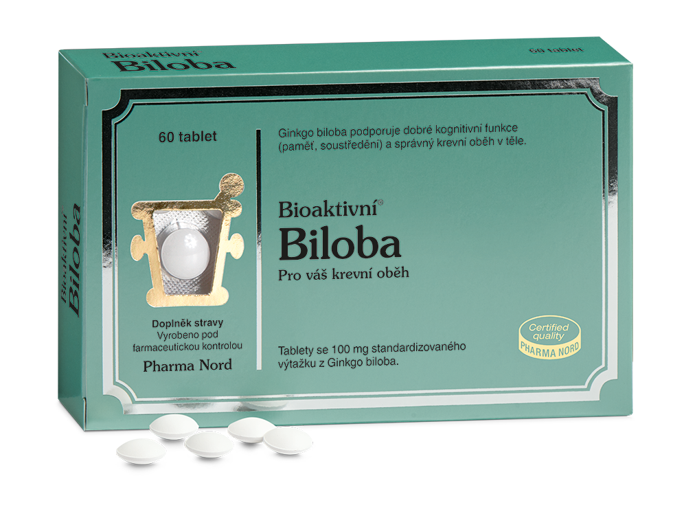 Bioaktivní Biloba 60 tablet