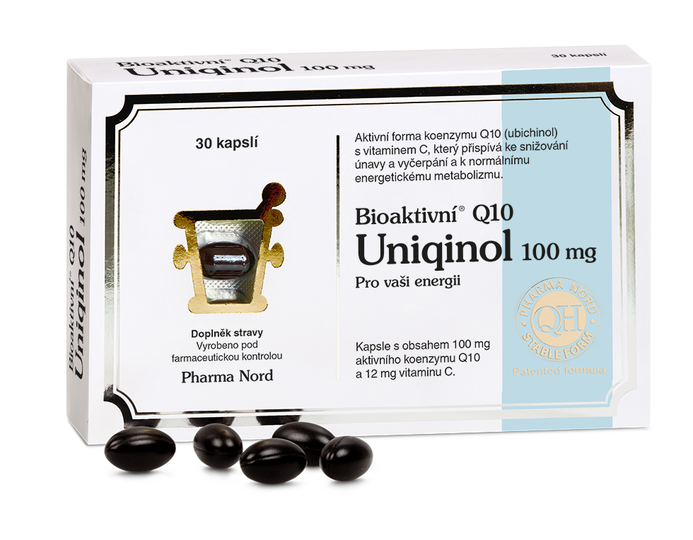 Levně Bioaktivní Q10 Uniqinol 100mg 30 kapslí