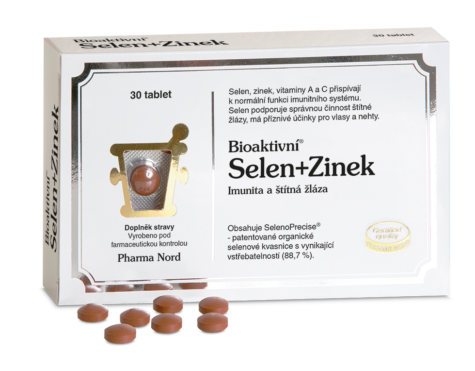 Levně Bioaktivní Selen+Zinek 30 tablet