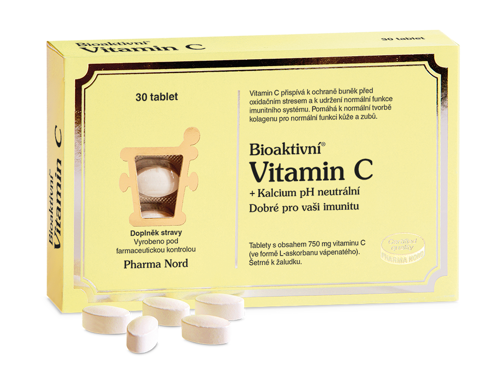 Levně Bioaktivní Vitamin C+Kalcium pH neutrální 30 tablet
