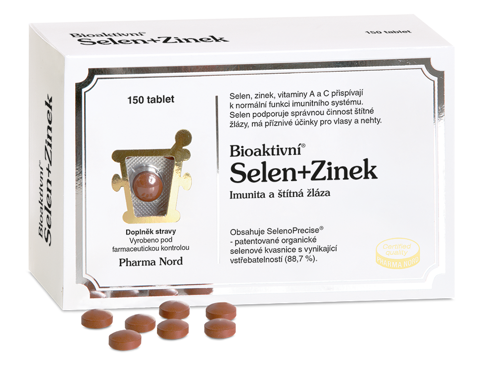 Levně Pharma Nord Bioaktivní Selen+Zinek 150 tablet