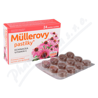 Levně Müllerovy pastilky s echinaceou 24ks ZP