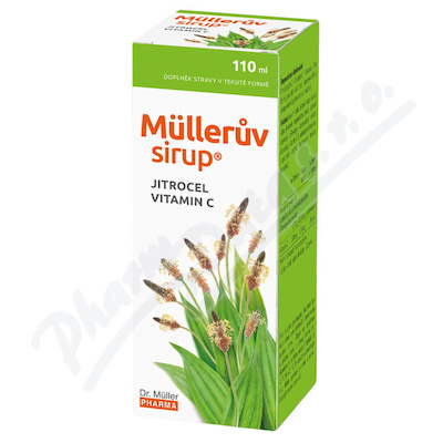 Levně Müllerův sirup s jitrocelem a vitaminem C 110ml
