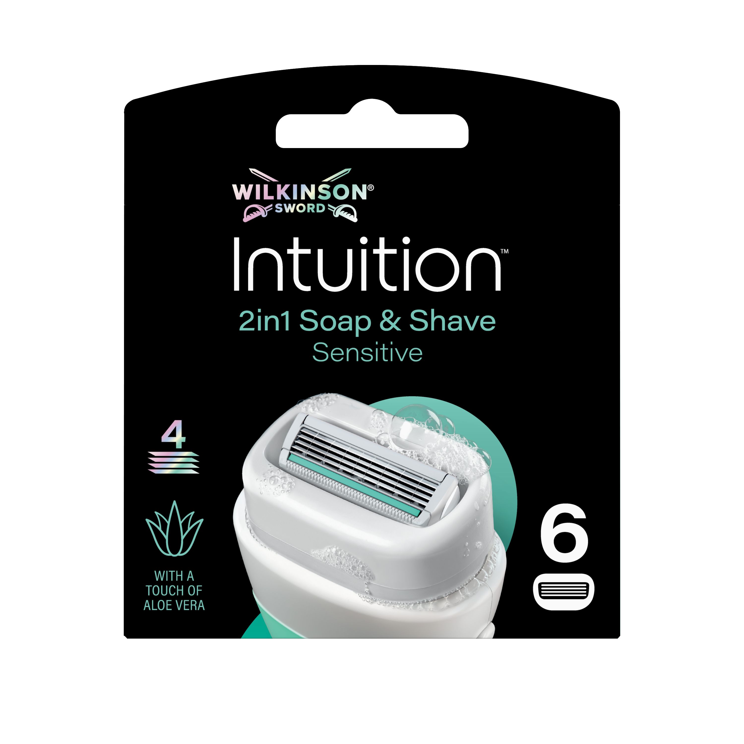 Levně WILKINSON Intuition Sensitive Care náhradní hlavice 6ks