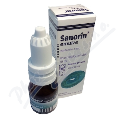 Levně Sanorin emulze nas.gtt.eml. 1x10mlx1mg/ml
