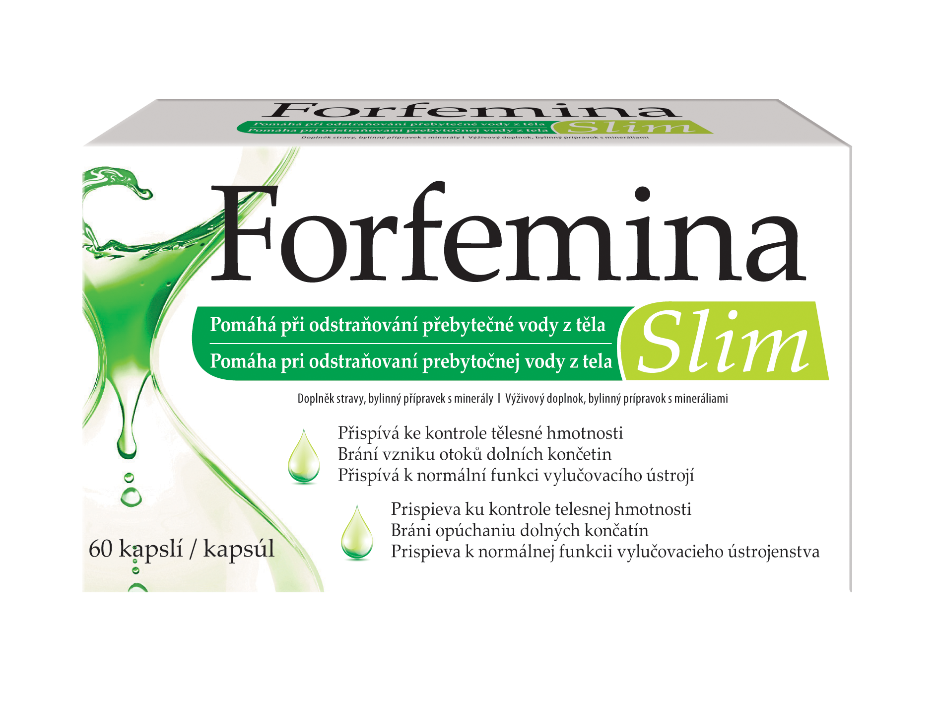 Levně Forfemina Slim odvodnění těla 60 kapslí