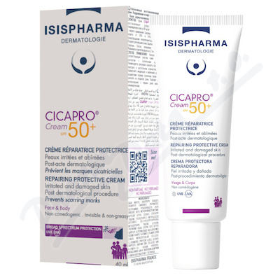 Levně ISISPHARMA Cicapro Cream SPF50+ 40ml