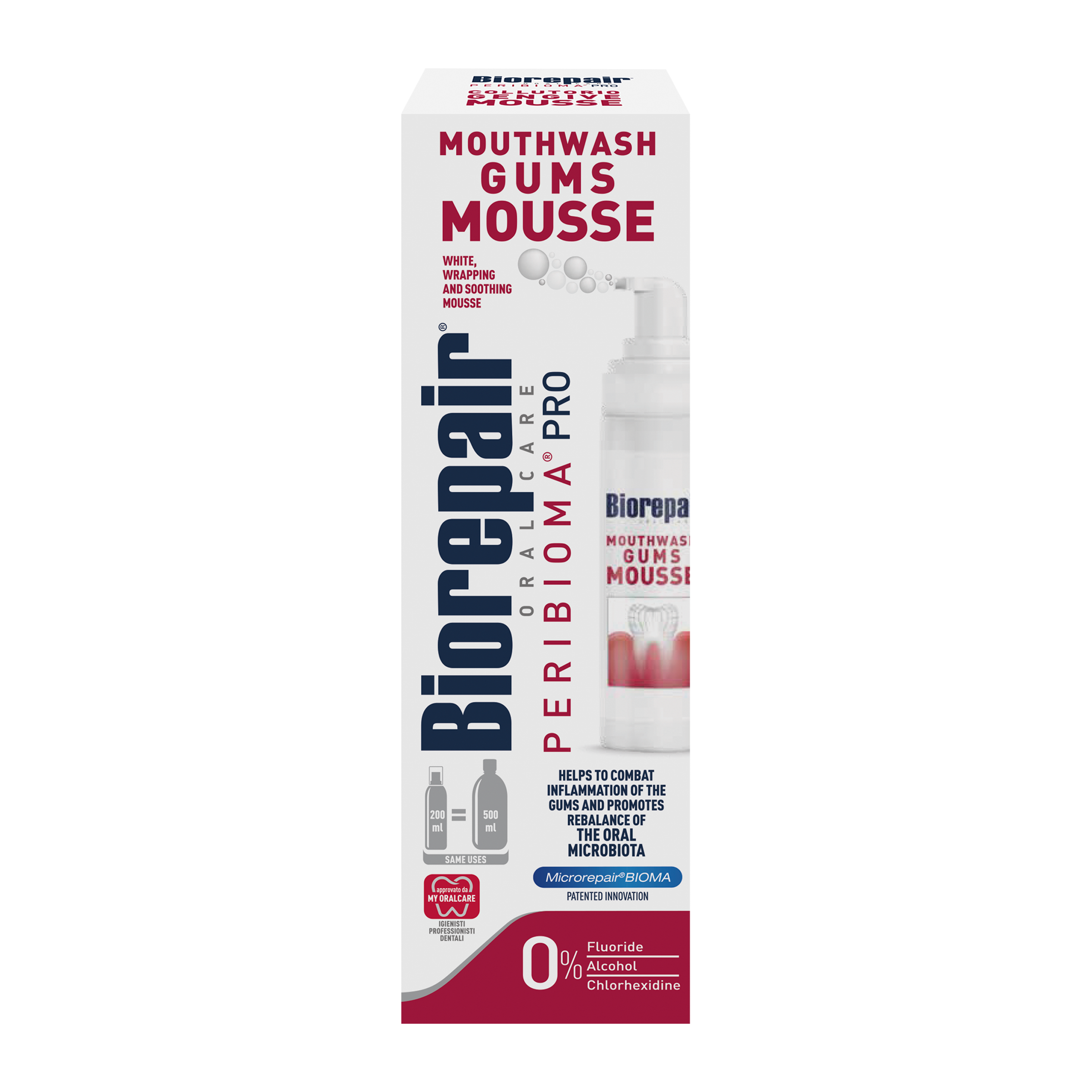 Levně Biorepair Peribioma pěnová ústní voda 200ml