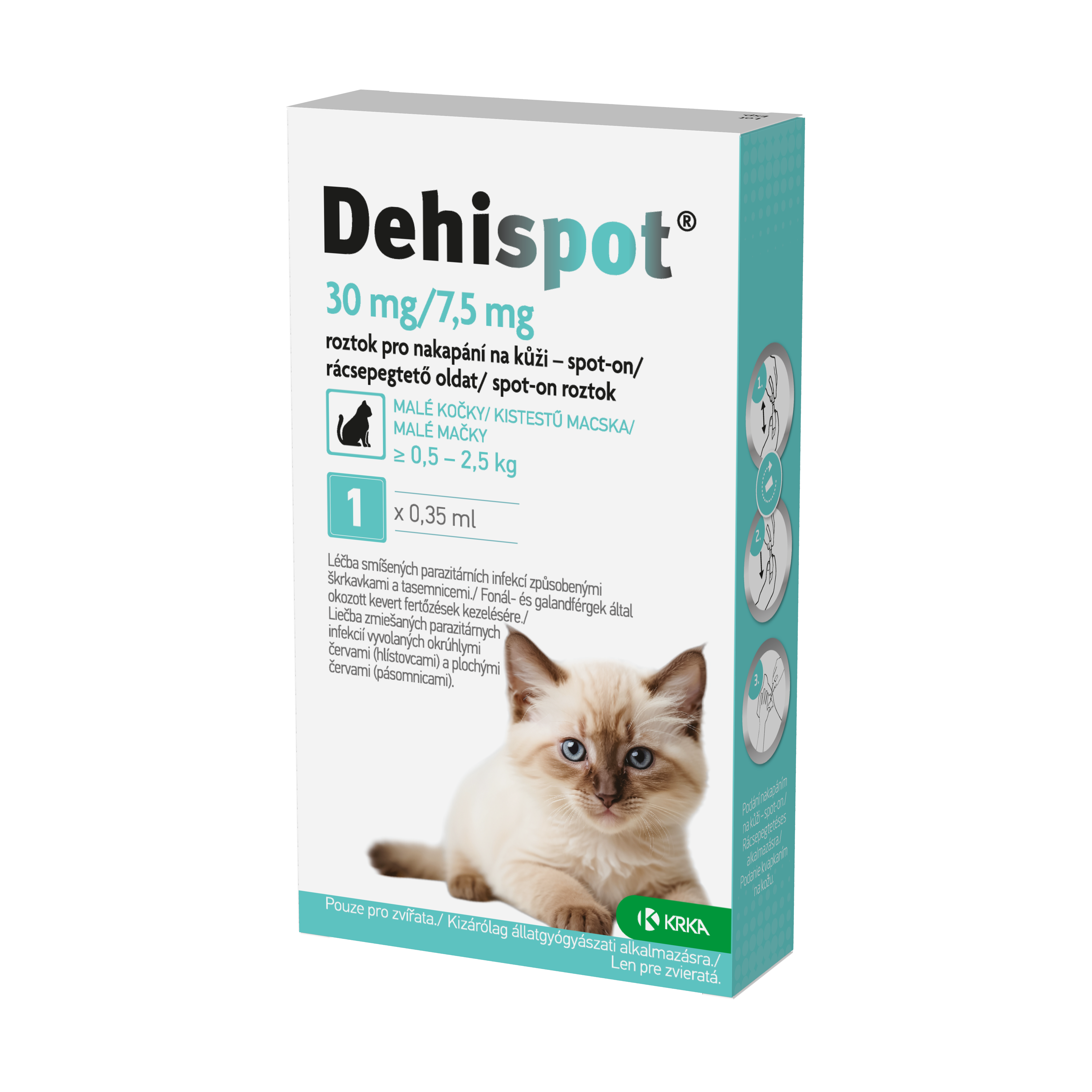 Levně Dehispot 30mg/7.5mg spot-on 1x0.35ml