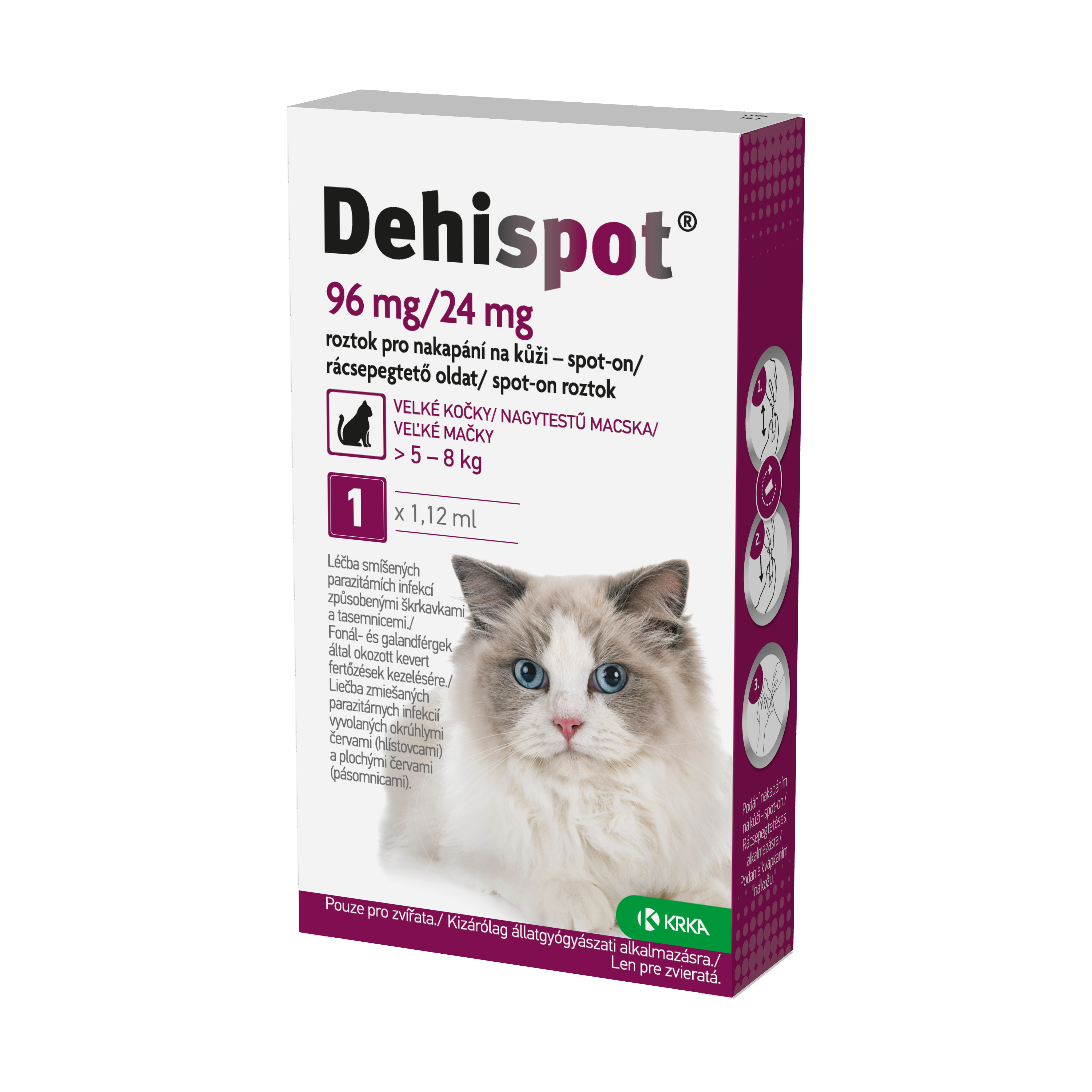 Levně Dehispot 96mg/24mg spot-on 1x1.12ml