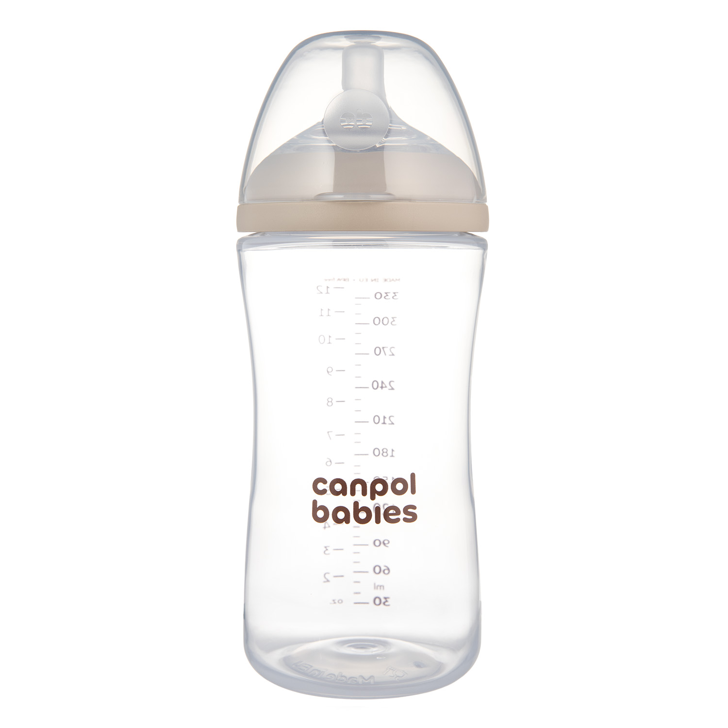 Levně Canpol babies Lahev antikoliková NATURAL SHAPE 330ml