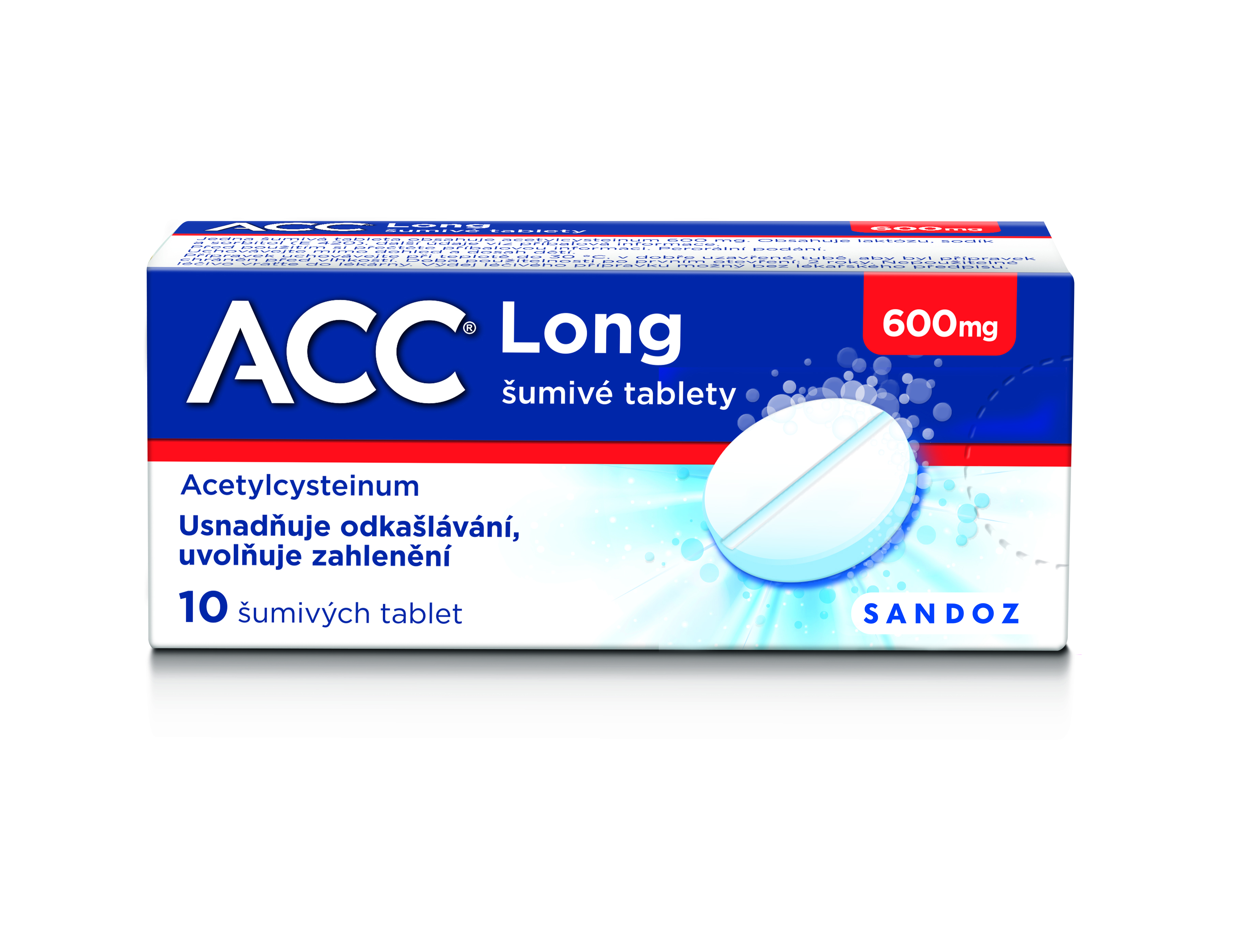 Levně ACC Long 600mg 10 šumivých tablet