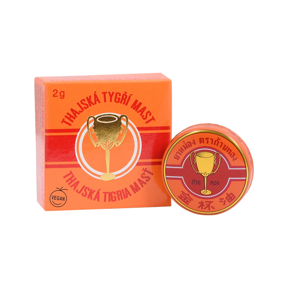 Levně Thajská tygří mast Golden Cup balm 2g