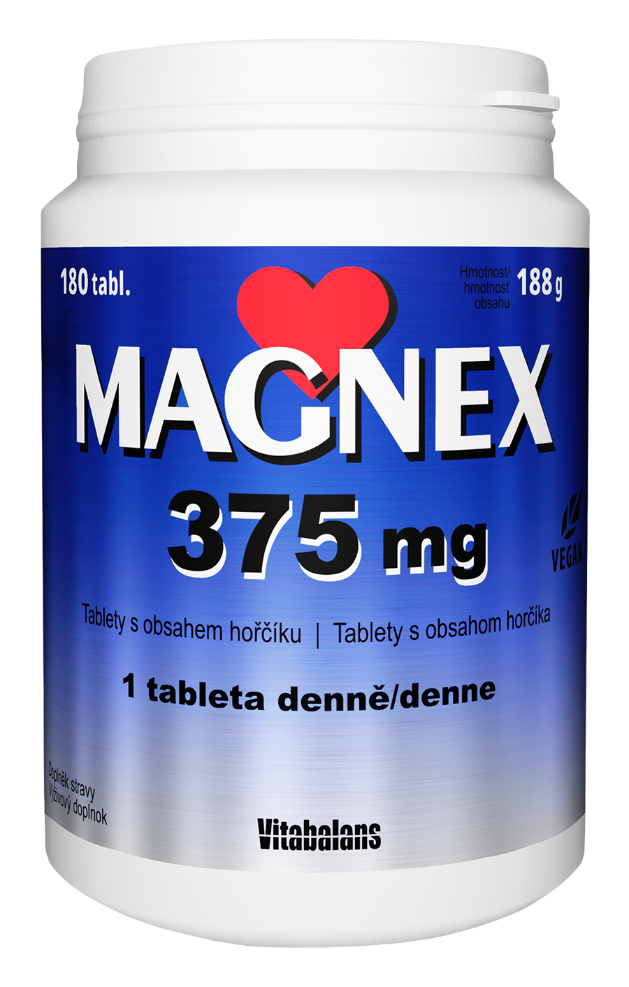 Levně Magnex 375mg 180 tablet