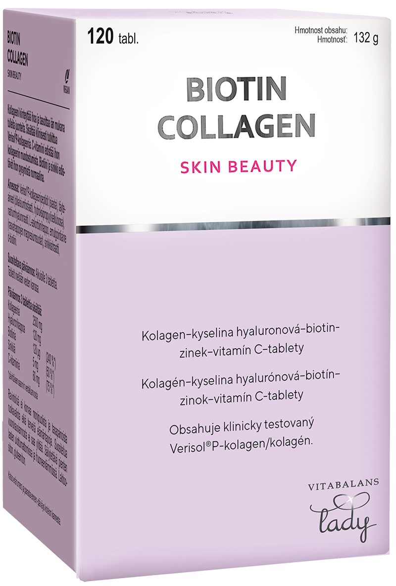 Levně Biotin Collagen Skin Beauty 120 tablet