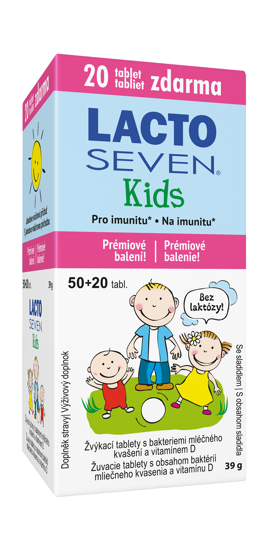 Levně Lacto Seven Kids 70 tablet