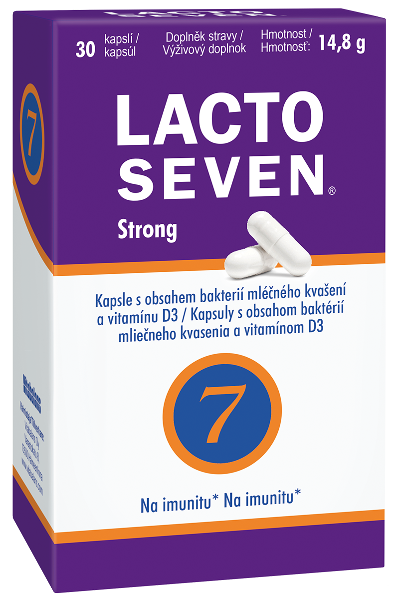 Levně Lacto Seven Strong 30 kapslí