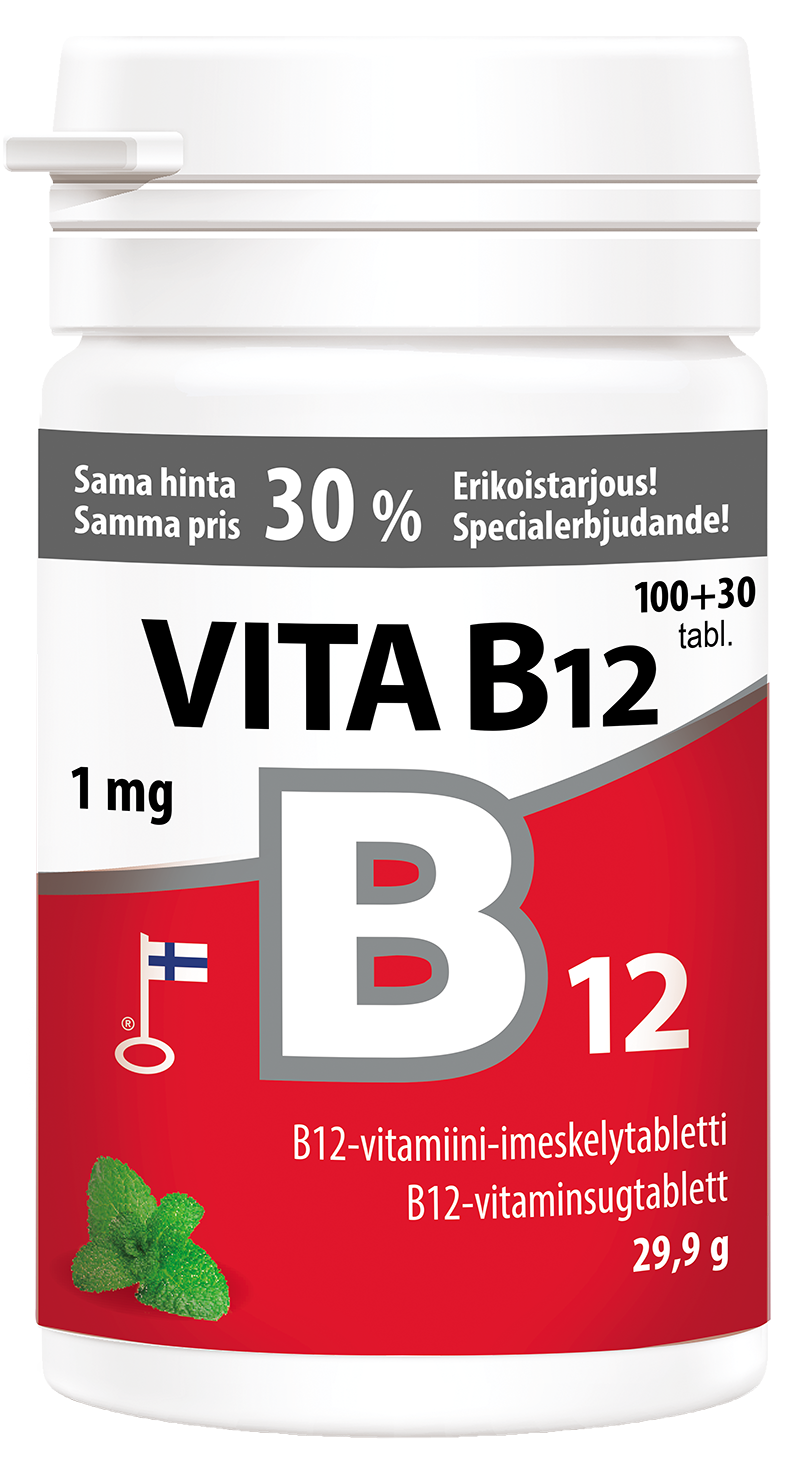 Levně Vita B12 1mg 130 žvýkacích tablet