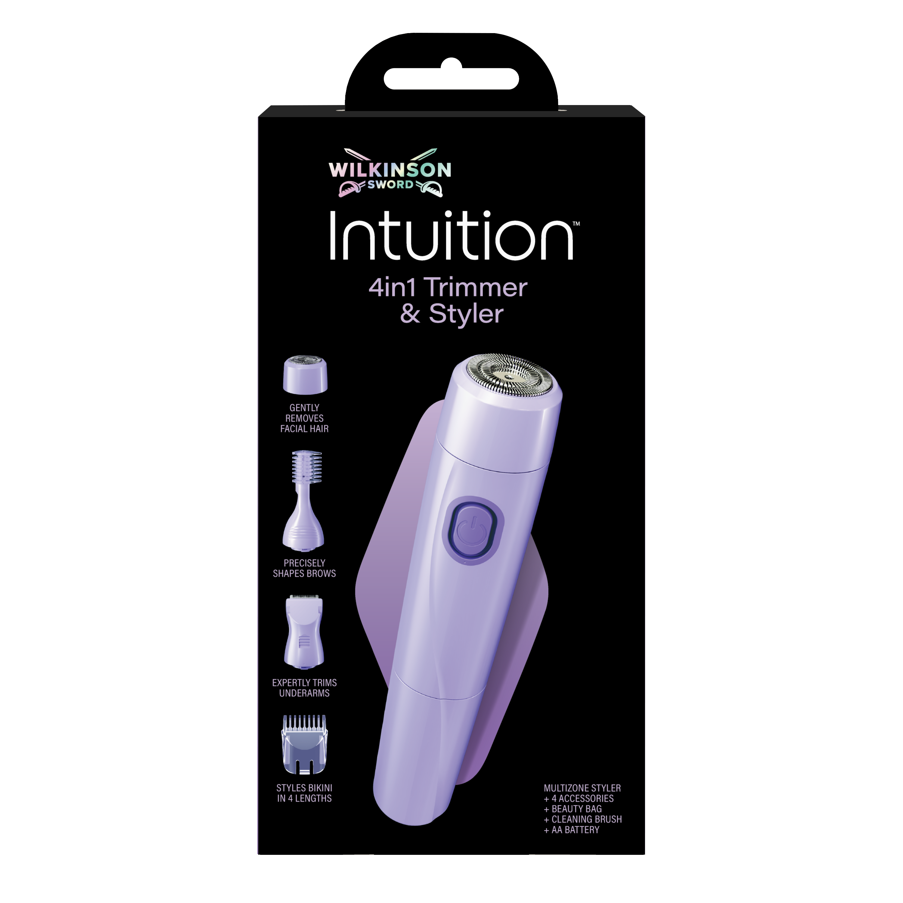 Levně WILKINSON Intuition Perfect Finish dám.strojek 4v1
