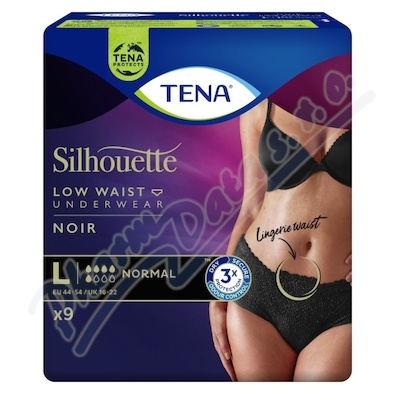 Levně TENA Silhouette Normal Noir L ink.kalh.9ks795621
