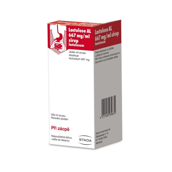 Levně Lactulose Al 667mg/ml sirup 200ml