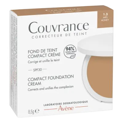 Levně AVENE Couvrance Komp.krém.make-up SPF30 Honey 8.5g