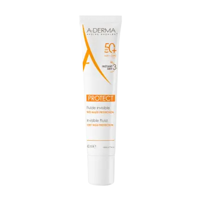 Levně A-DERMA Protect Transparetní fluid SPF50+ 40ml