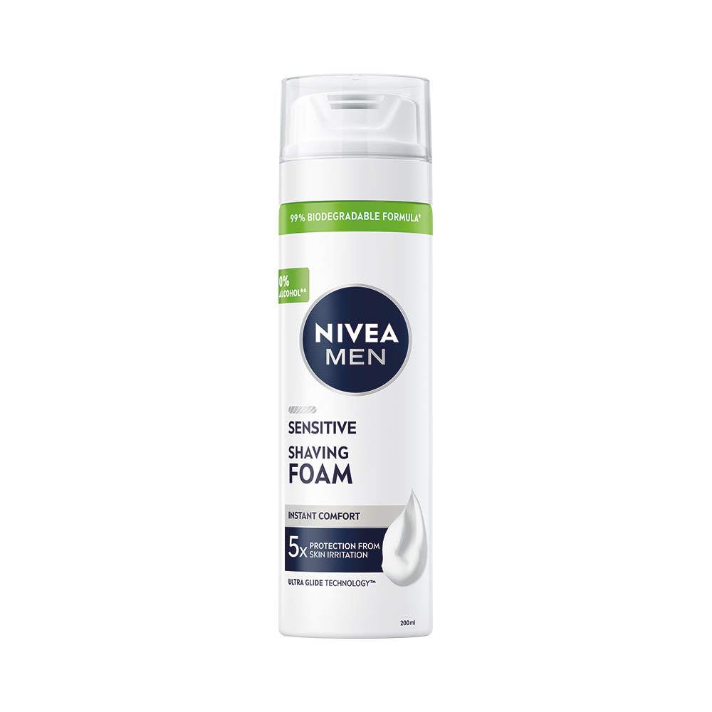 Levně NIVEA MEN Pěna na holení Sensitive 200ml