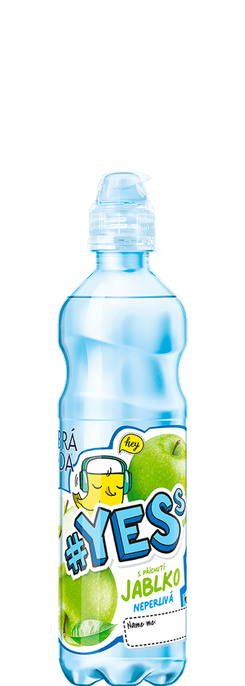 Levně Dobrá voda YESs Jablko neperlivá 0.5l