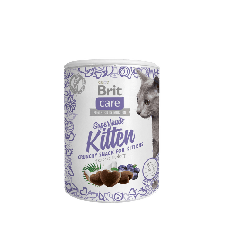 Levně Brit Care Cat Snack Superfruits Kitten 100g