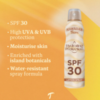 Hawaiian Tropic C-spray Lotion SPF 30 (Hydrating Protection)2. Bullet point USP