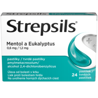 5000158105034_Strepsils Mentol a Eukalyptus 24 pastilek