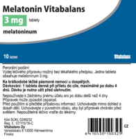 Melatonin 3 mg_N10 label
