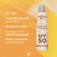 Hawaiian Tropic Hydrating Lotion CSpray SPF50 (NEW 2025)2. Bullet point USP