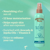 Hawaiian Tropic Nourishing Oil Aftersun Spray Oil (NEW 2025)Bullet point USP