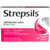 5000158106673_Strepsils Jahoda bez cukru 24 pastilek