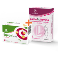 Espigal 80mg  tob 100 + Lactofit femina cps 10